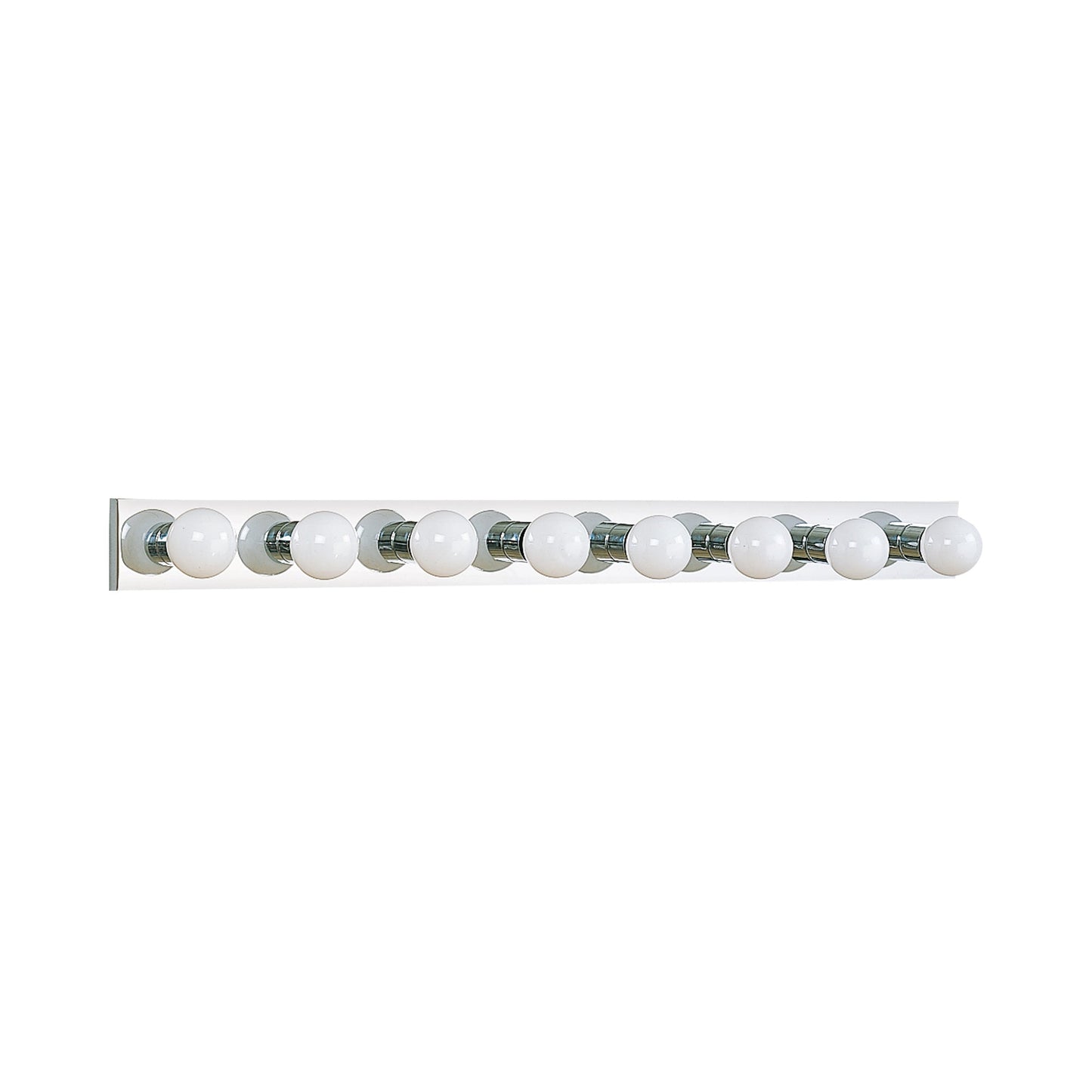 Center Stage Bath Wall Light in Chrome (8-Light).