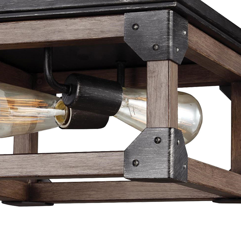 Dunning Flush Mount Ceiling Light in Detail.