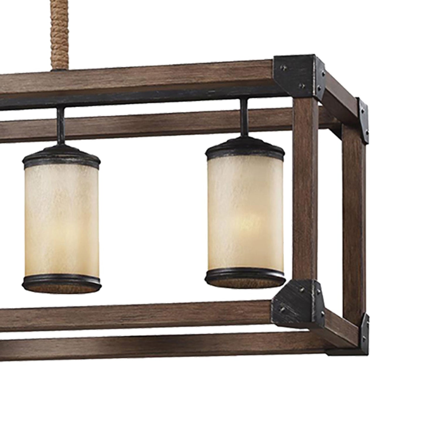 Dunning Linear Pendant Light in Detail.