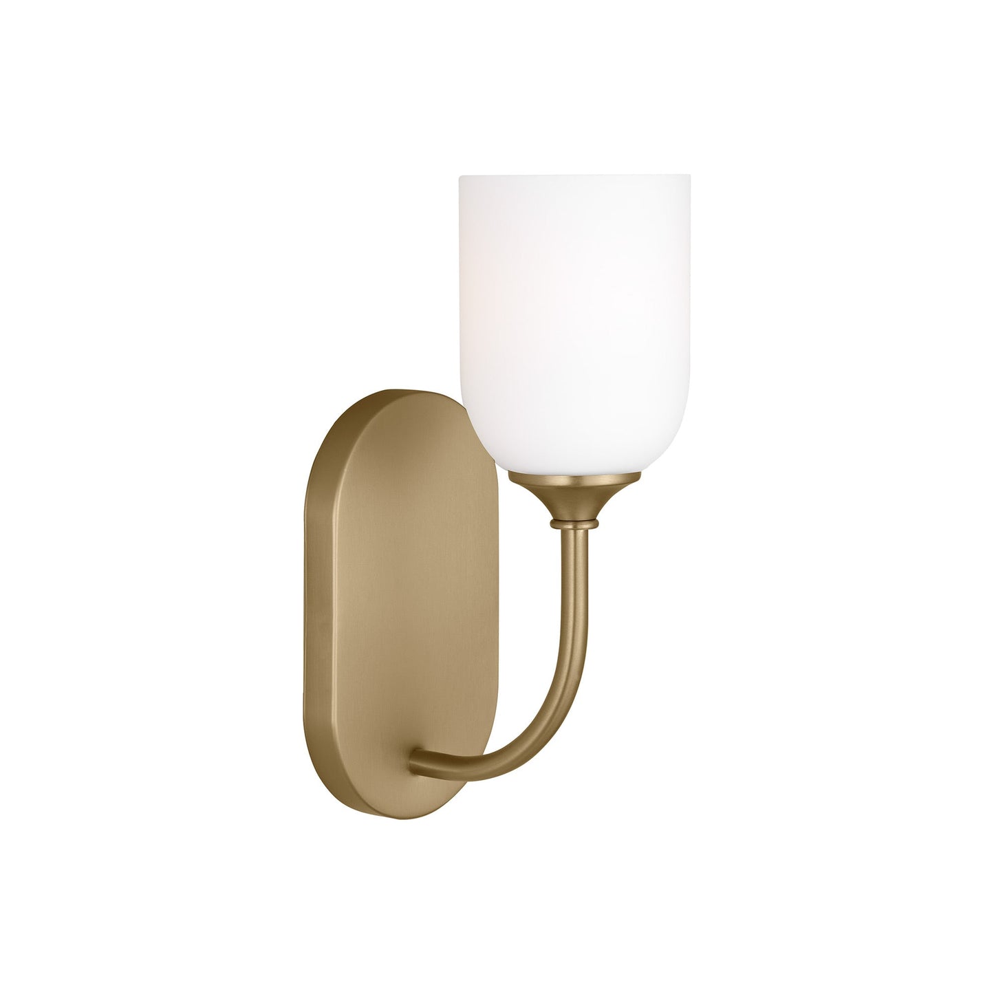 Emile Bath Wall Light in Satin Bronze.