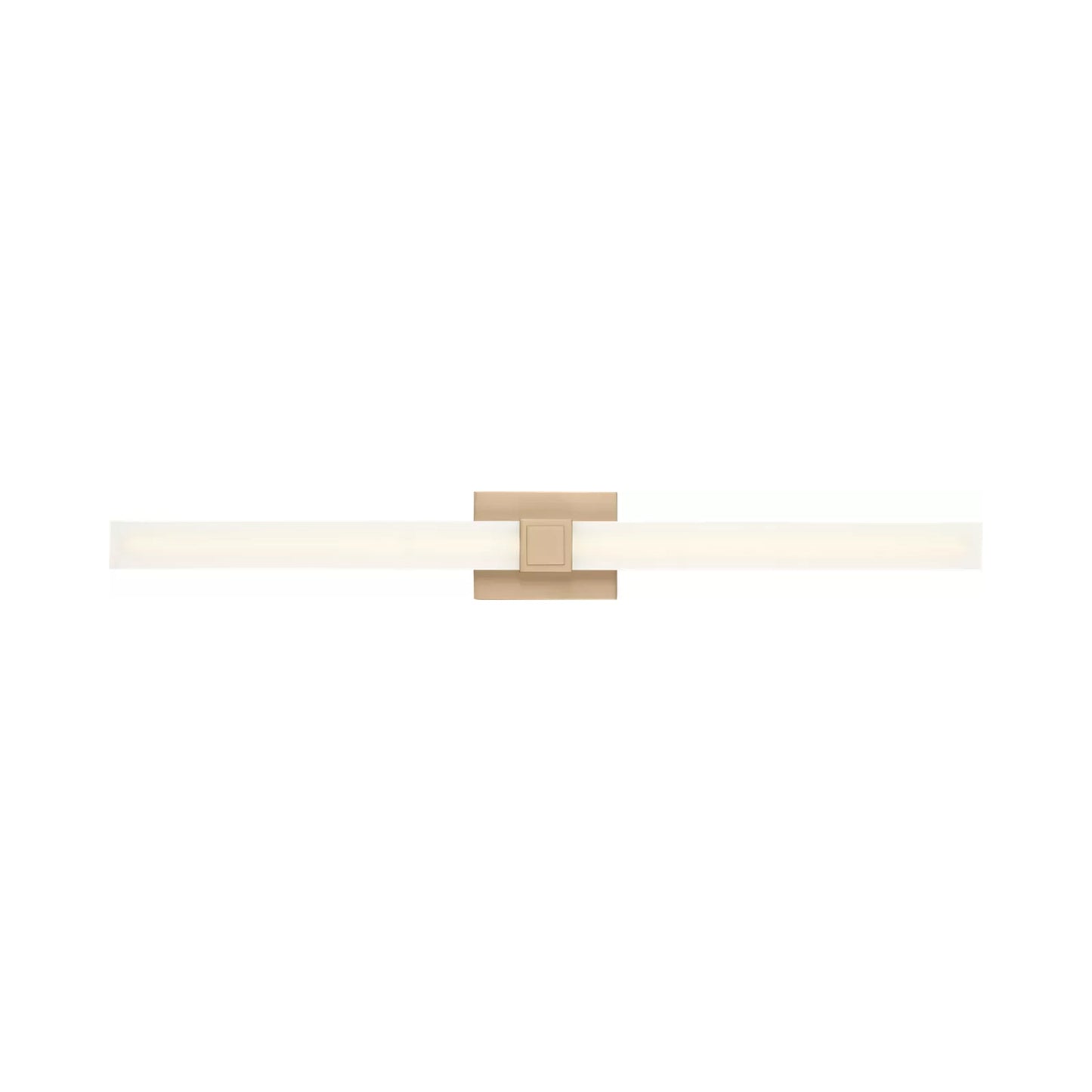 Fentress LED Bath Vanity Light in Satin Brass (36-Inch).
