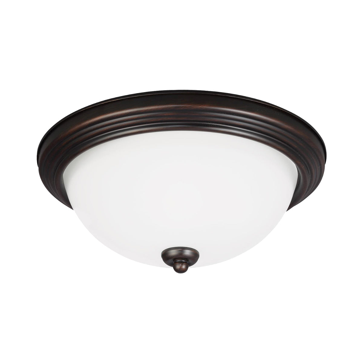 Geary Bronze Flush Mount Ceiling Light (3-Light).