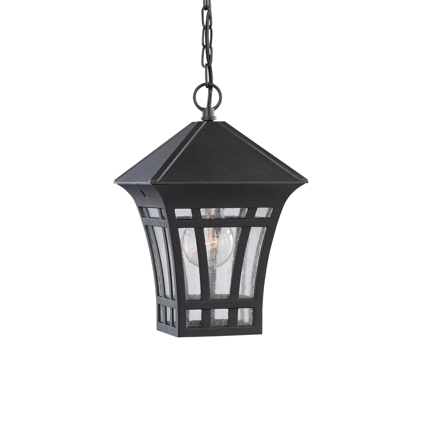 Herrington Outdoor Pendant Light (Clear Seeded).