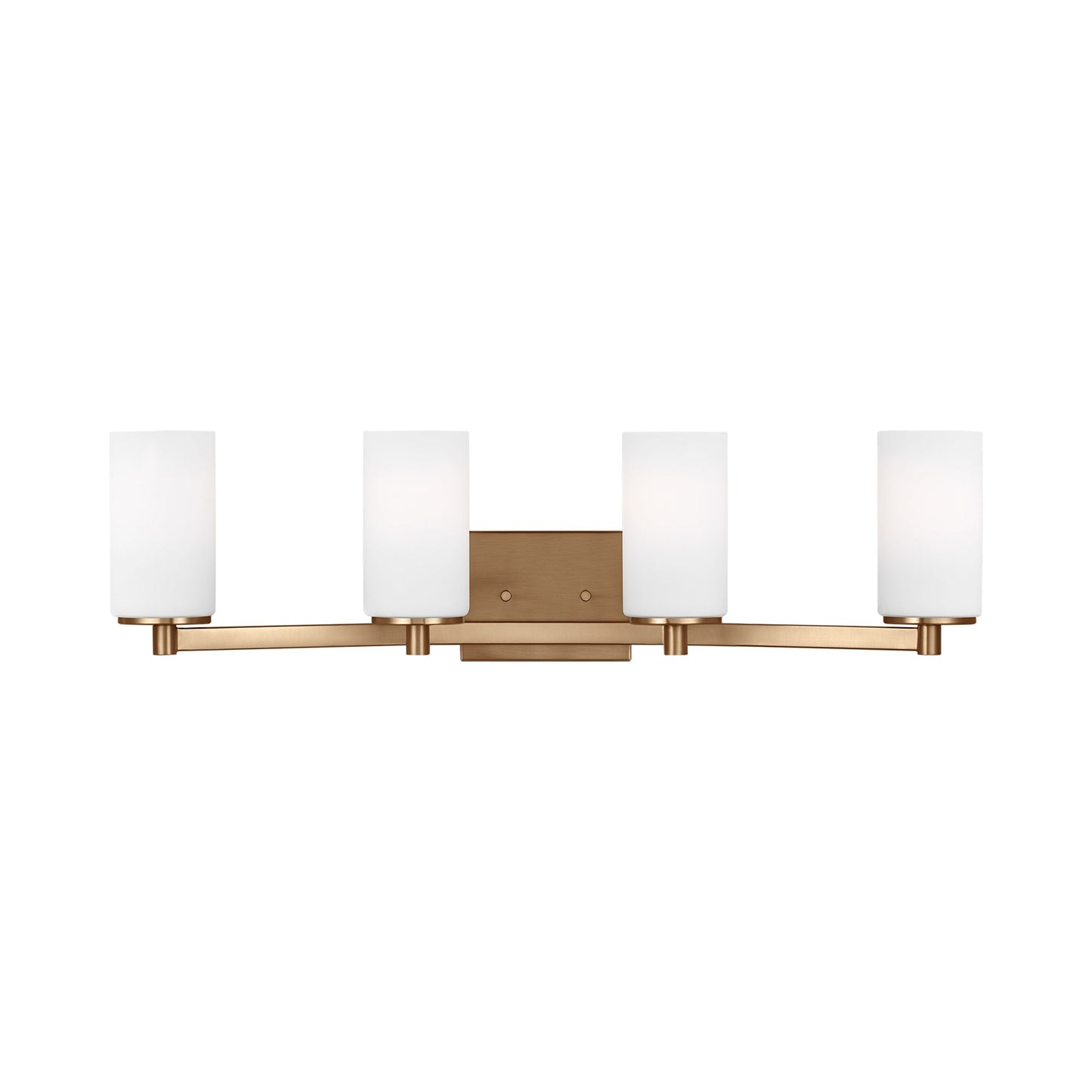 Hettinger Bath Wall Light in Satin Brass (4-Light).