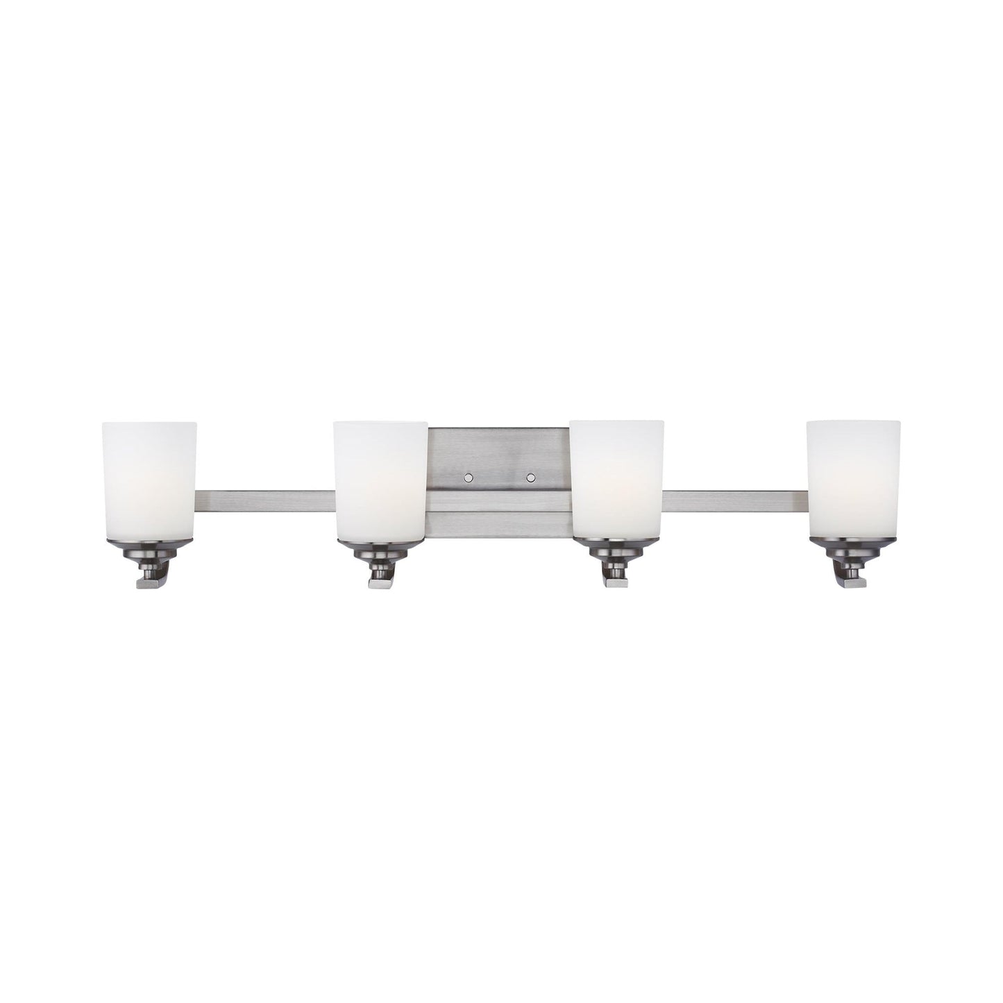 Kemal Bath Wall Light in Brushed Nickel (4-Light).