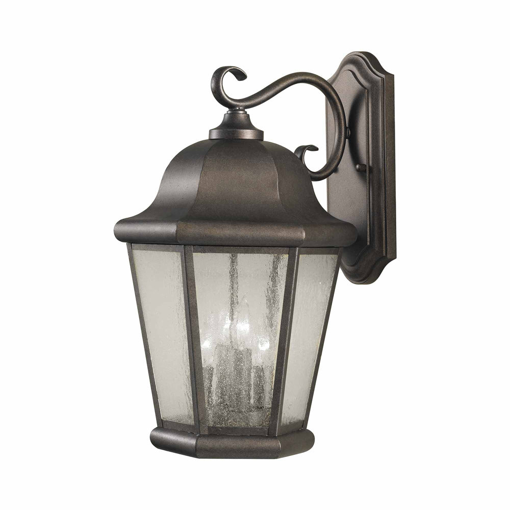 Martinsville Outdoor Wall Light in Corinthian Bronze (4-Light).
