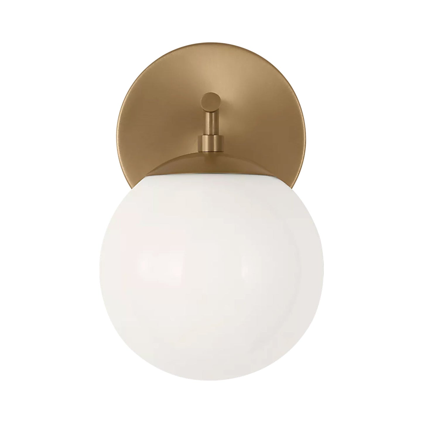 Nube Bath Wall Light in Satin Brass.