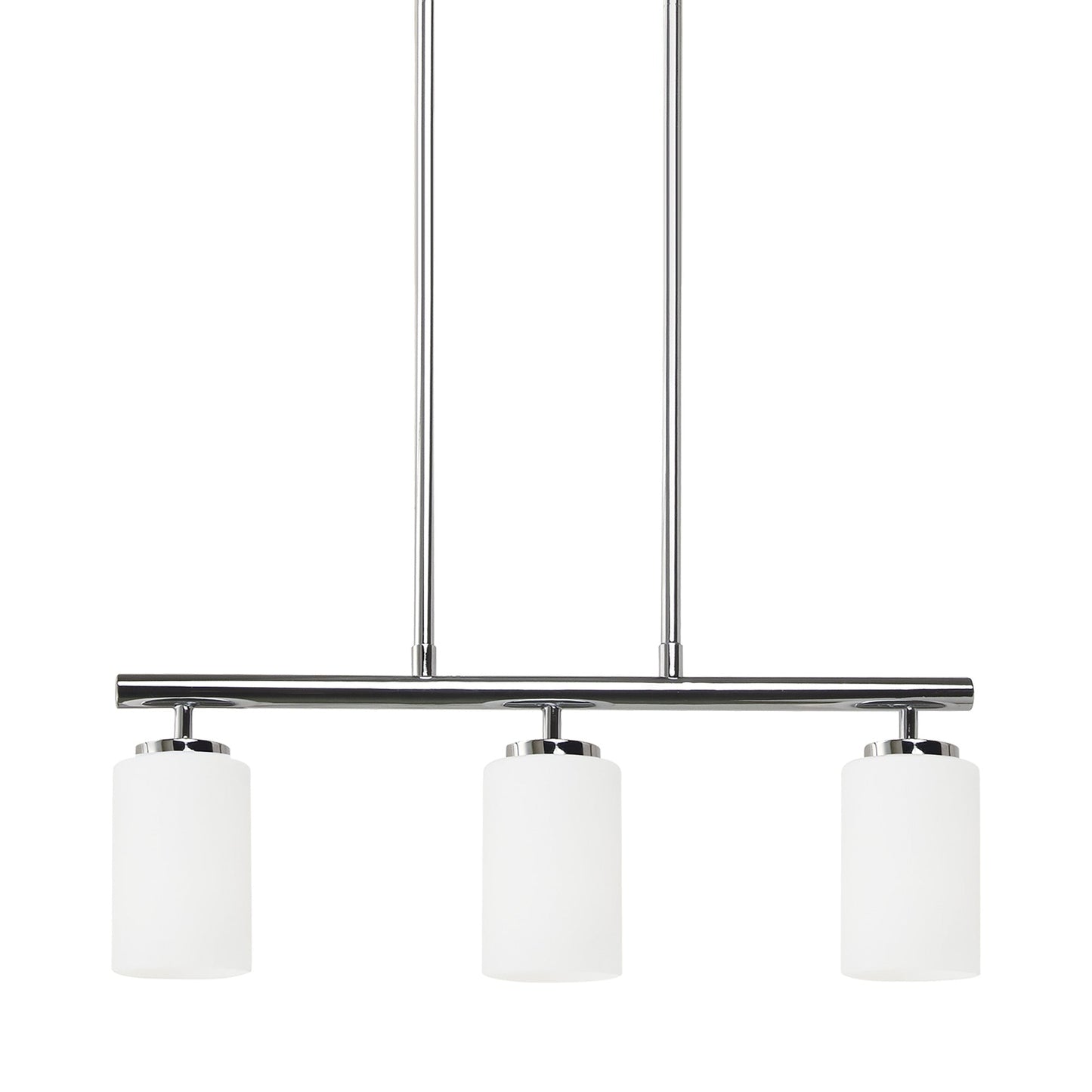 Oslo Linear Pendant Light in Chrome.