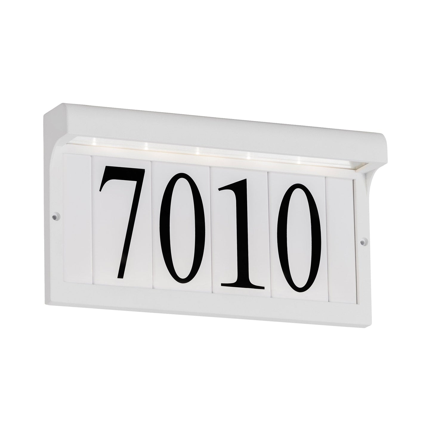 Outdoor LED Address Light in White.