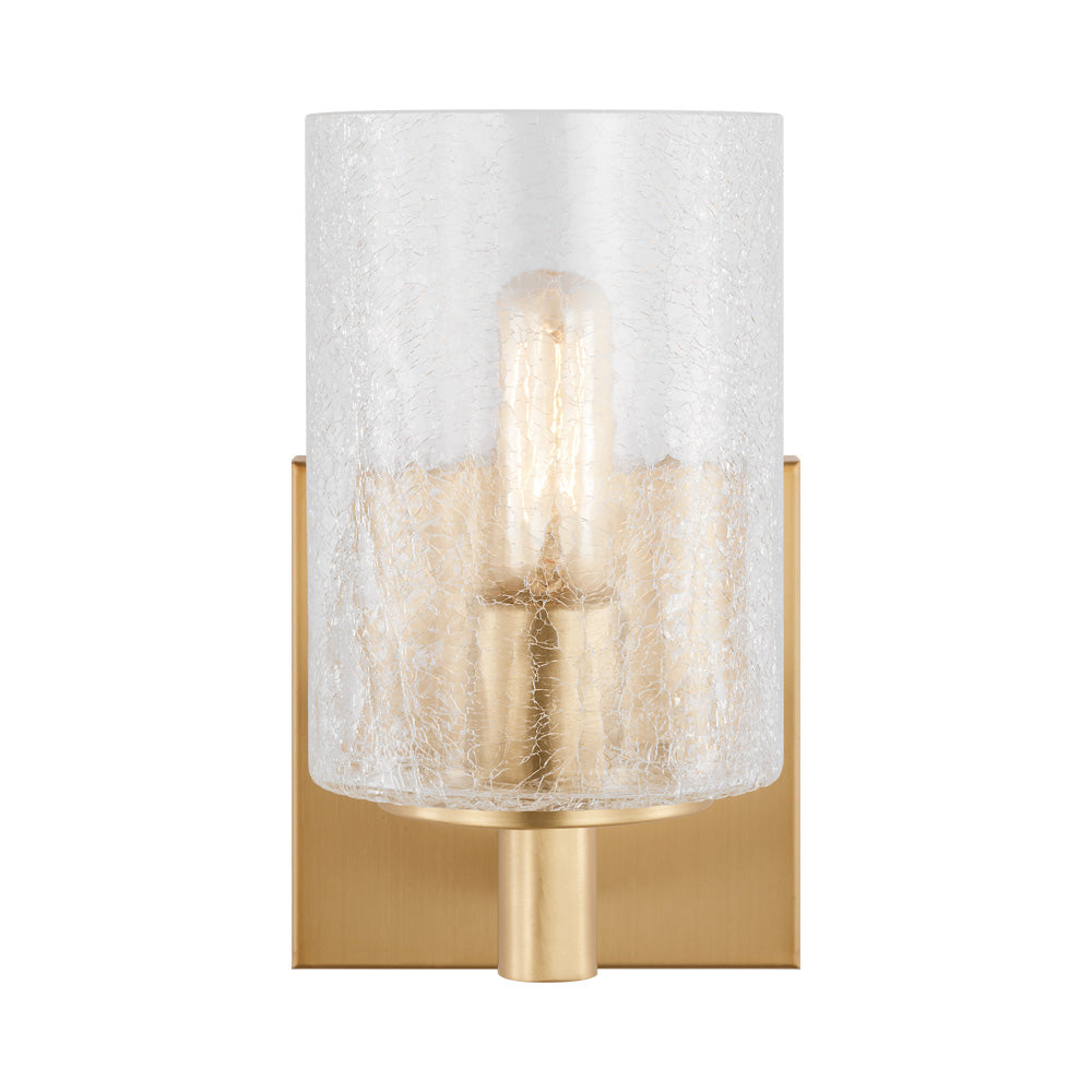 Parker Bath Wall Light in Satin Brass.