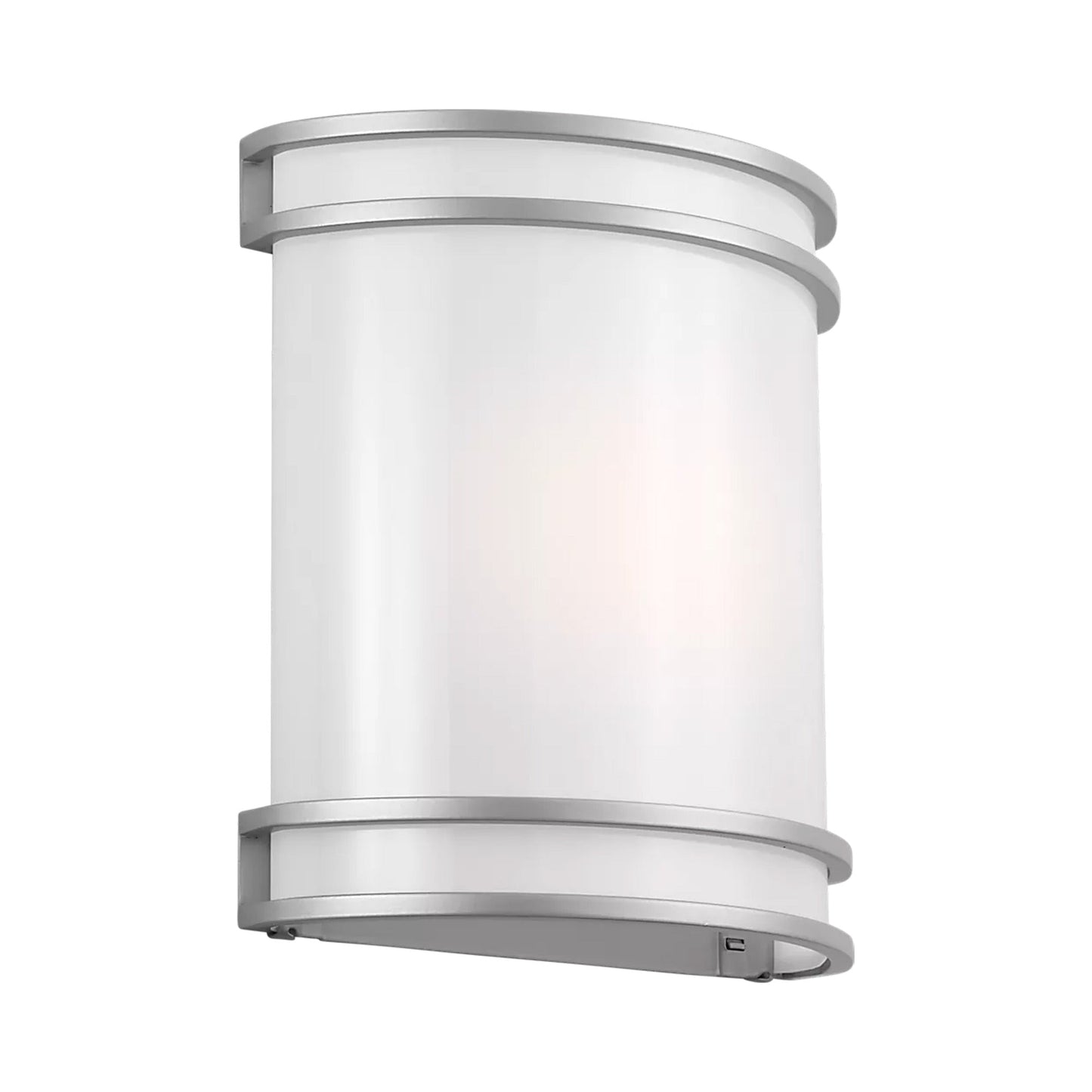 Ravel Outdoor LED Wall Light in Painted Brushed Steel.