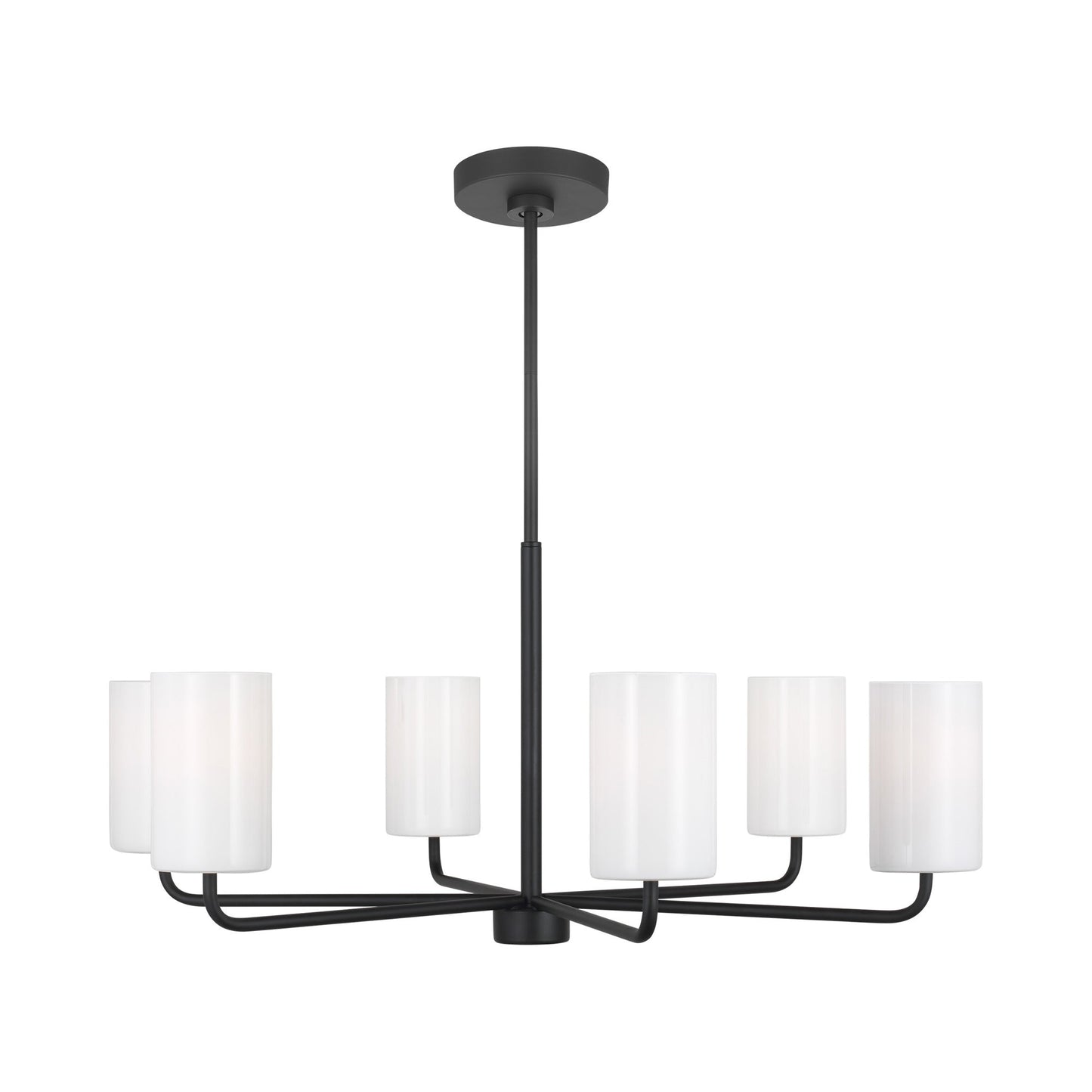 Rhett Chandelier in Midnight Black (Large/Not Included).