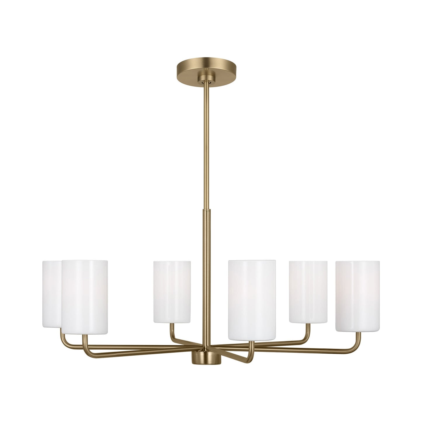 Rhett Chandelier in Satin Bronze (Large/Not Included).