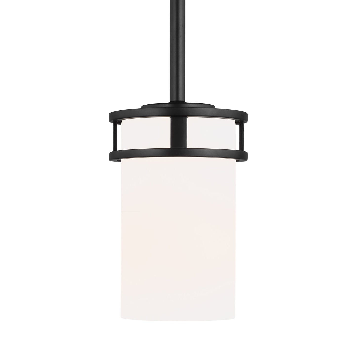 Robie Mini Pendant Light in Midnight Black.