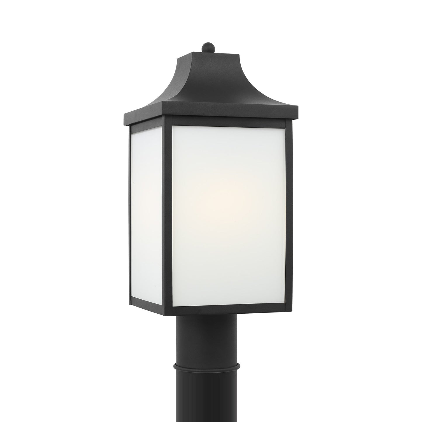 Saybrook Outdoor Post Light in Textured Black (Not Included).