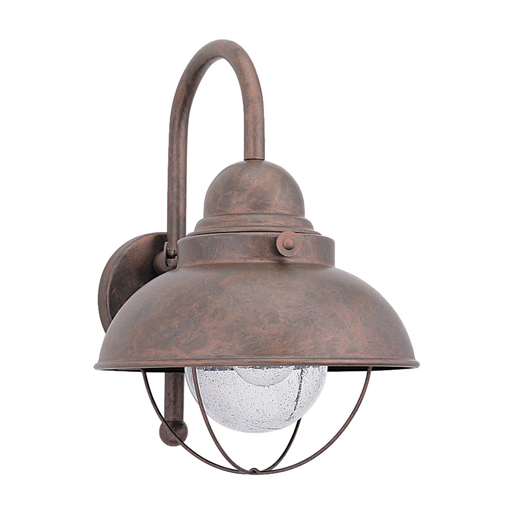 Sebring Outdoor Wall Light in Weathered Copper (Large).
