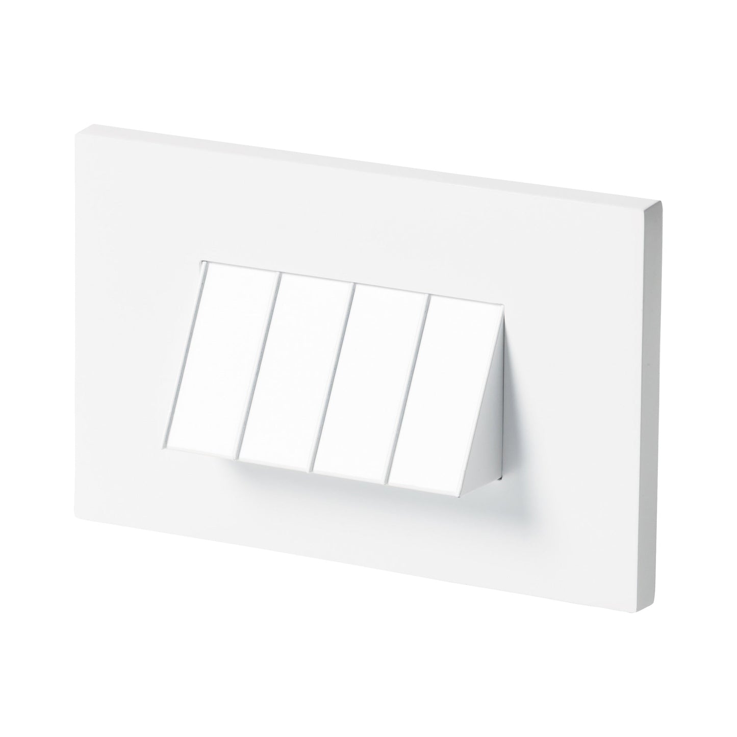 Tarpa Outdoor LED Amber Step Light in White.