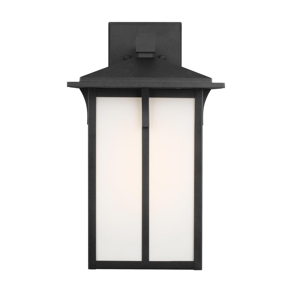 Tomek Outdoor Wall Light in Large (Black).