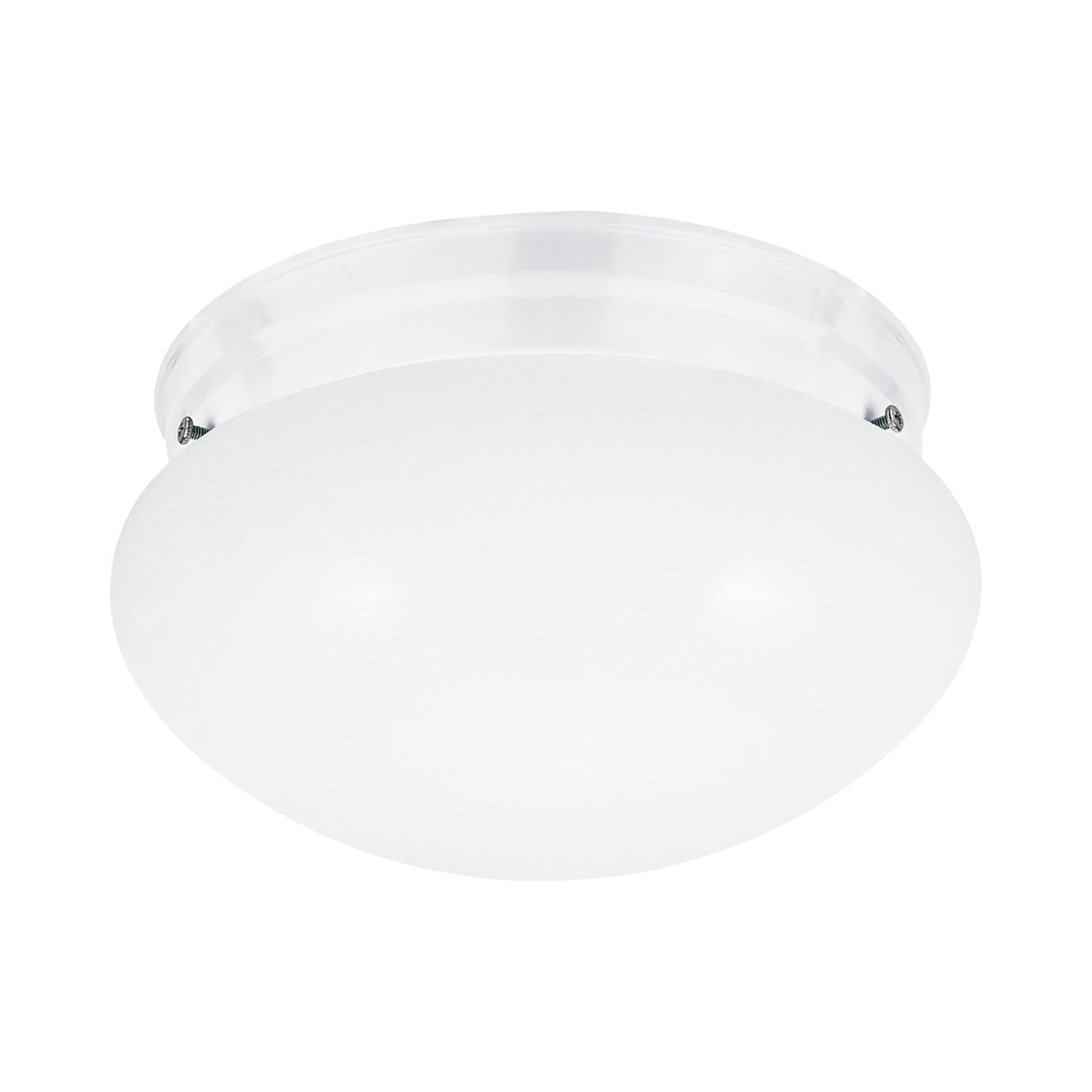 Webster Flush Mount Ceiling Light in White (2-Light).