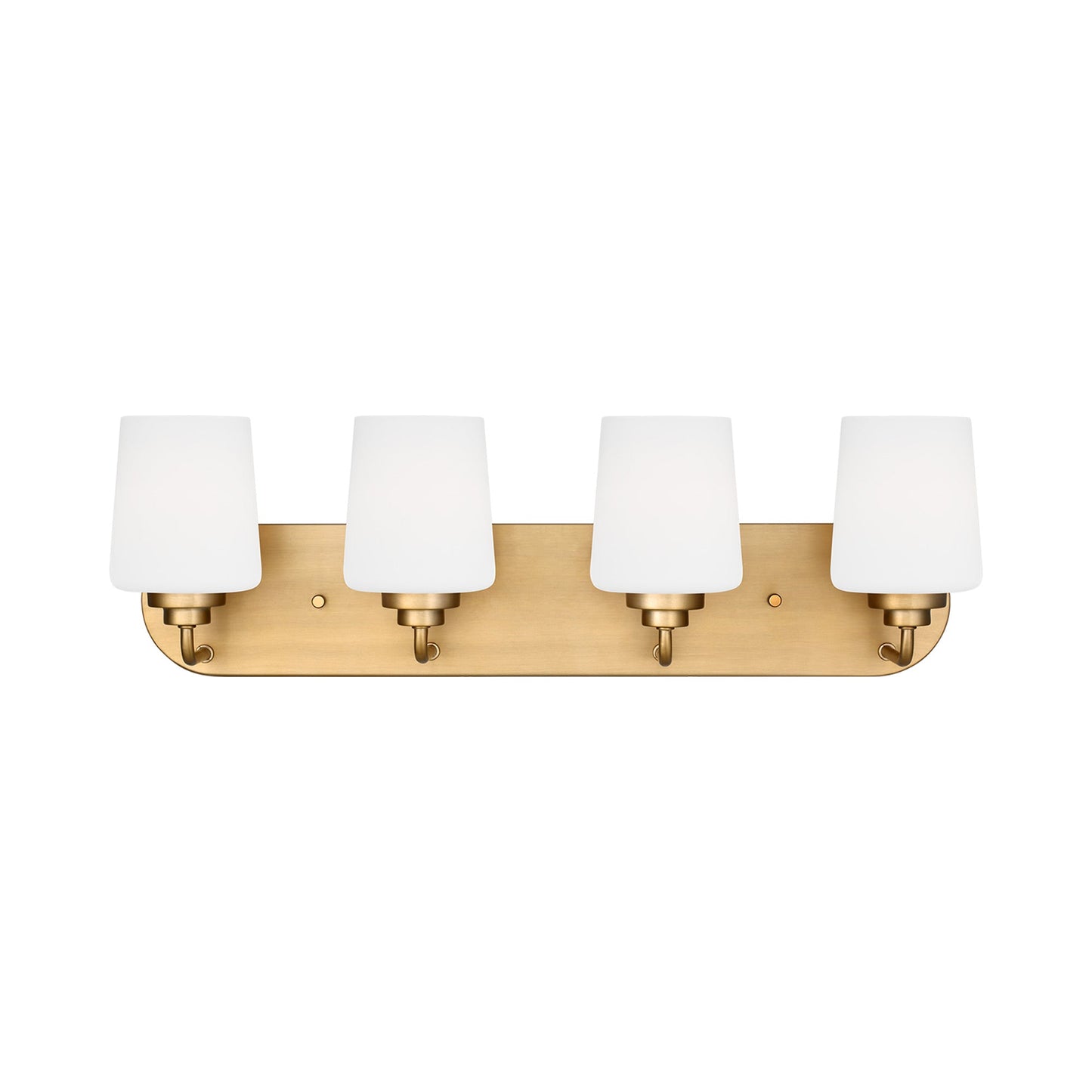 Windom Bath Wall Light in Satin Brass (4-Light).