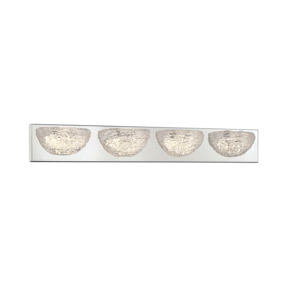 Modern Ice LED Vanity Wall Light (4-Light).