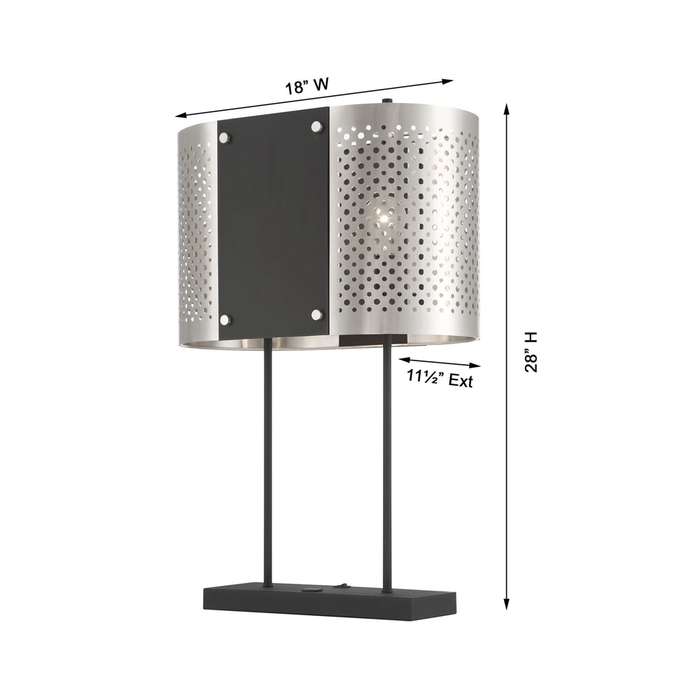 Noho Table Lamp - line drawing.
