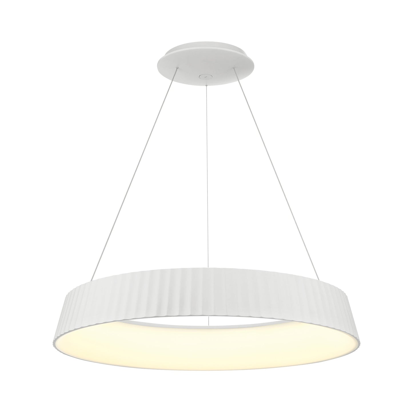 Star Gate LED Pendant Light in White (Large).