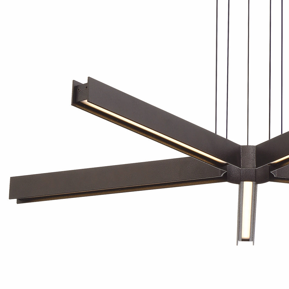 Structure LED Chandelier in Detail.