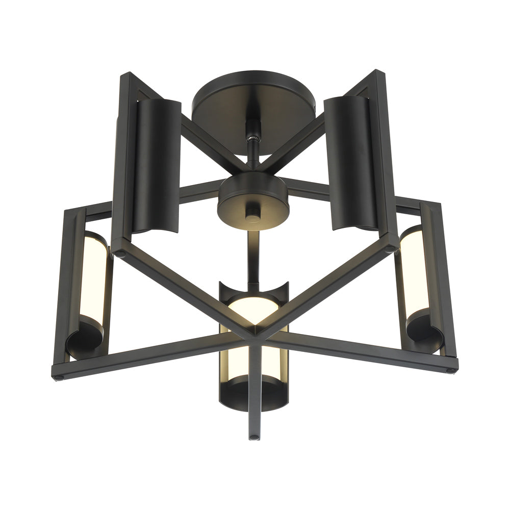 Trizay LED Semi Flush Mount Ceiling Light in Detail.