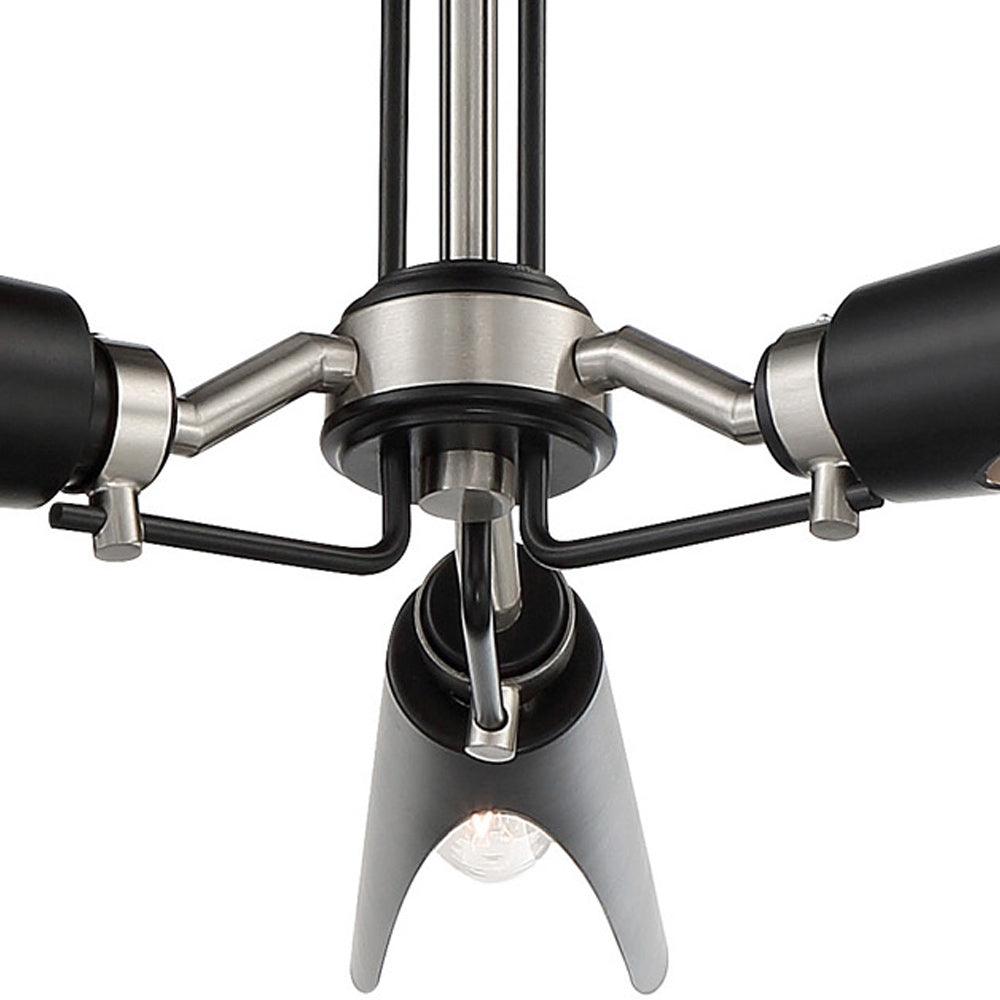 Turbine Semi Flush Mount Ceiling Light in Detail.