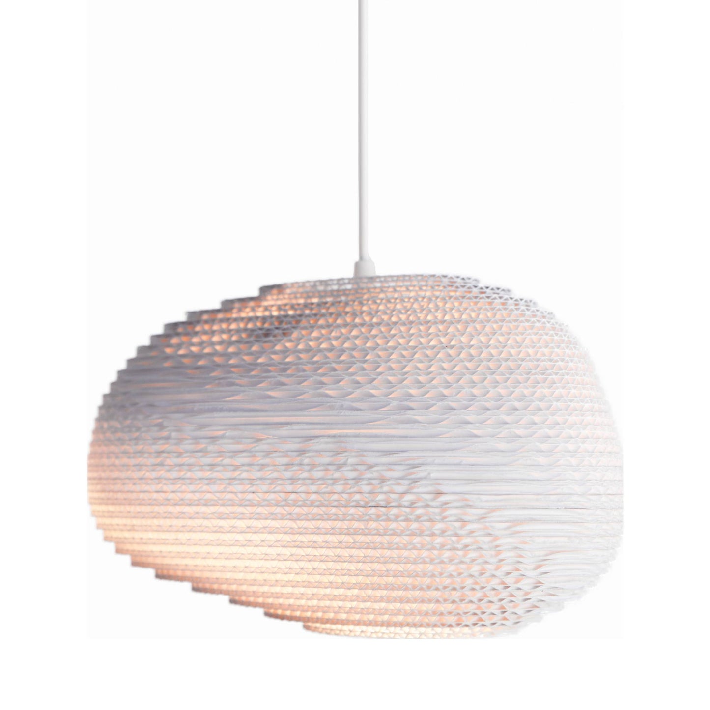 Alki Pendant Light in White.