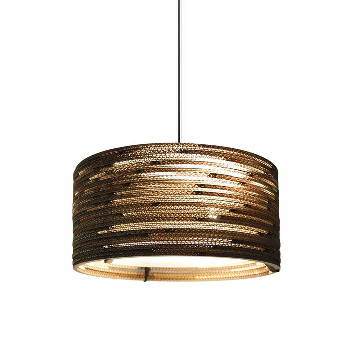 Drum Pendant Light in Natural (Small).