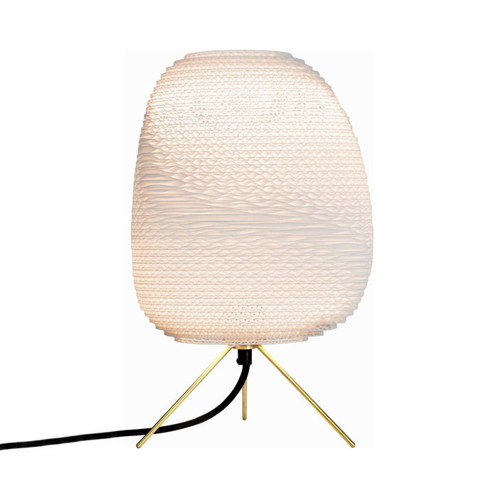 Ebey Table Lamp in White.
