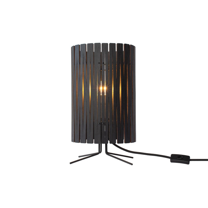 Kerflights Table Lamp in Blackened Ash (Small).