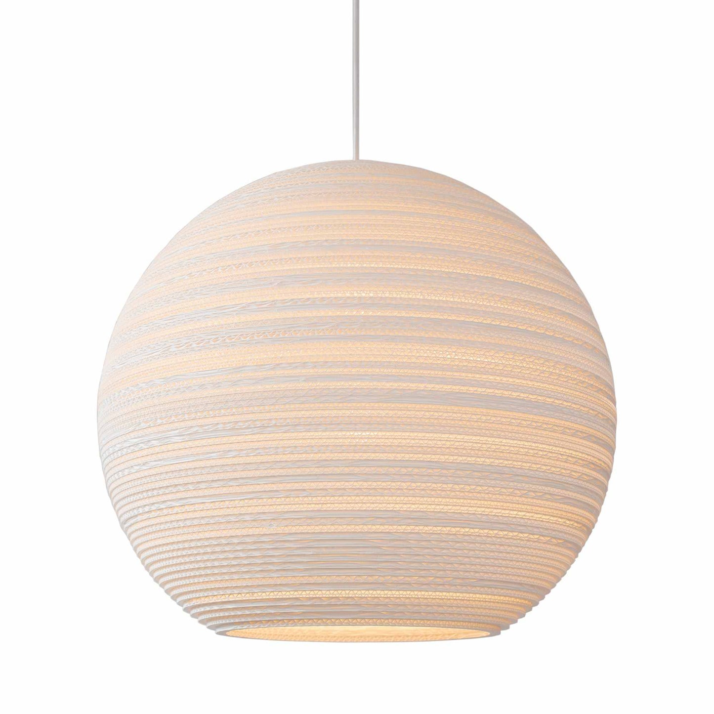 Moon Pendant Light in White (X-Large).