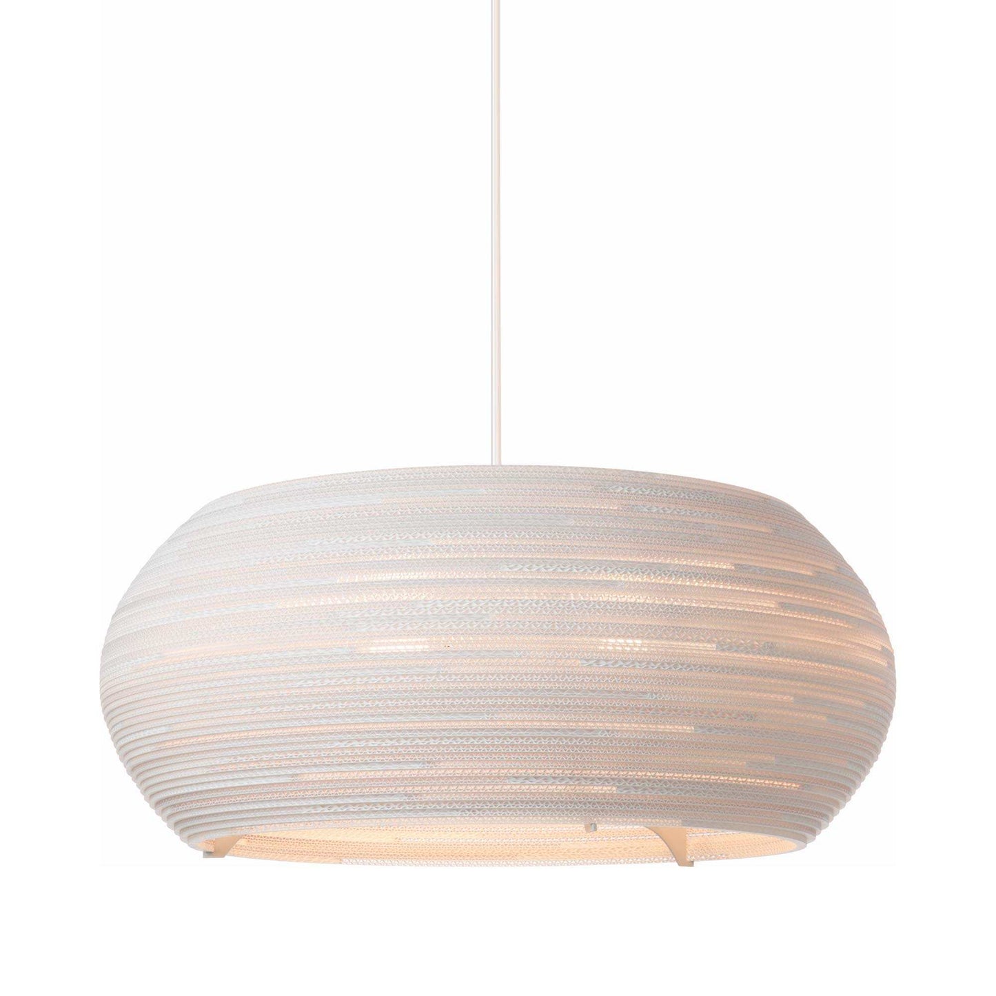 Ohio Pendant Light in White (Large).