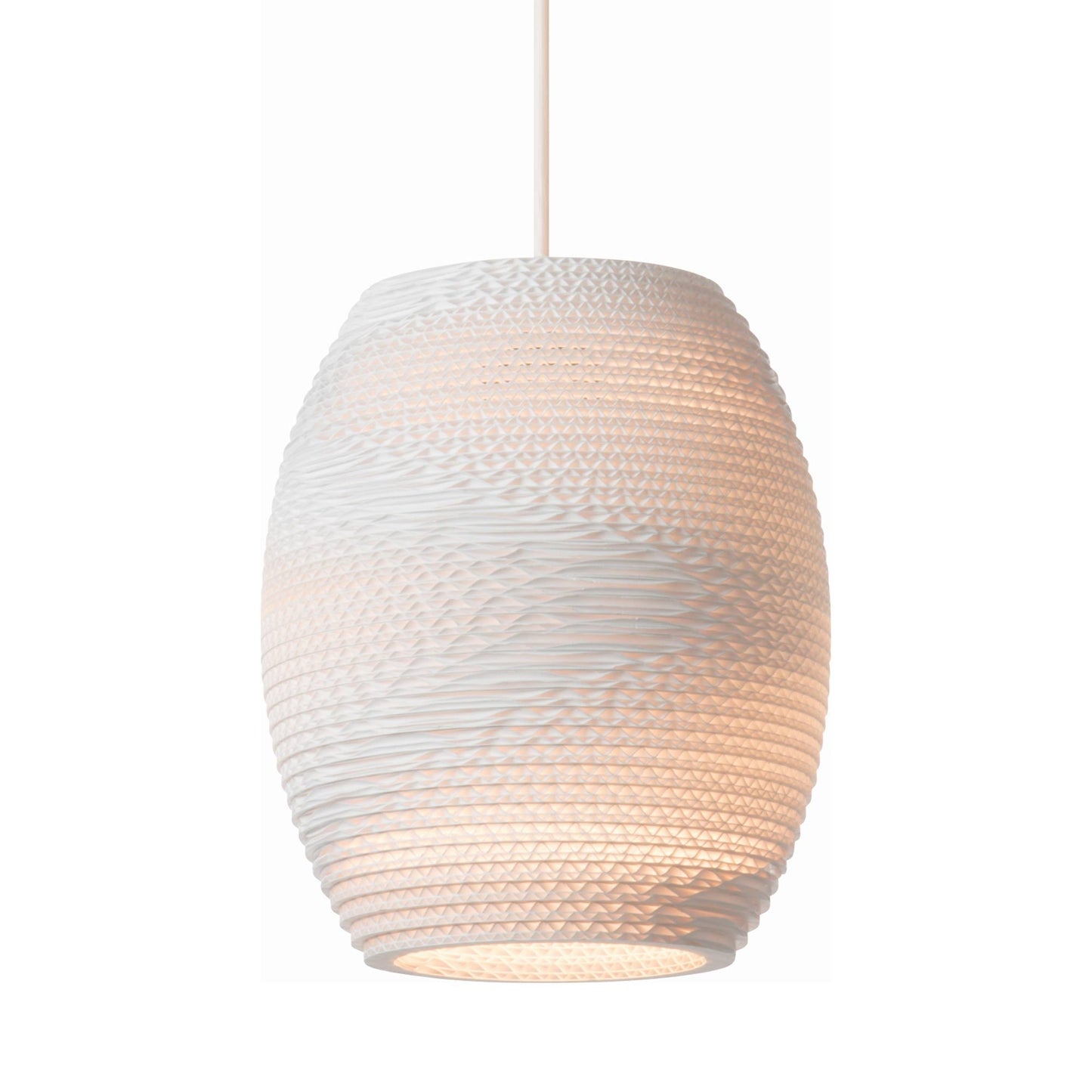 Oliv Pendant Light in White.