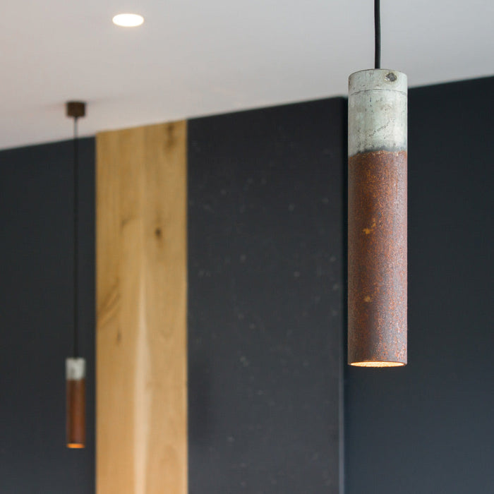 Roest Pendant Light in room.