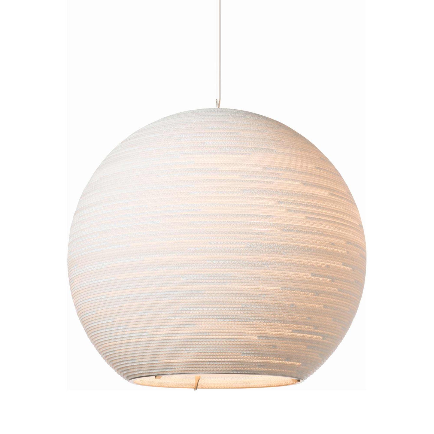 Sun Pendant Light in White (Large).