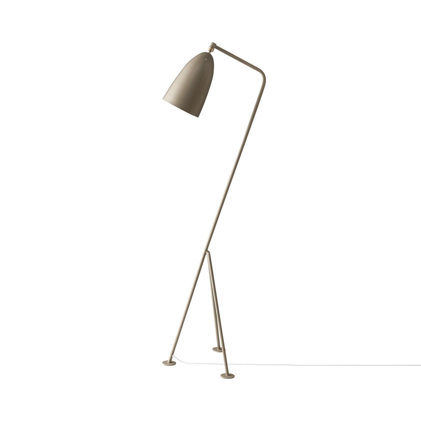 Gräshoppa Floor Lamp in Warm Grey Semi Matt.