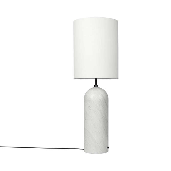 Gravity XL Floor Lamp in White Marble (White).