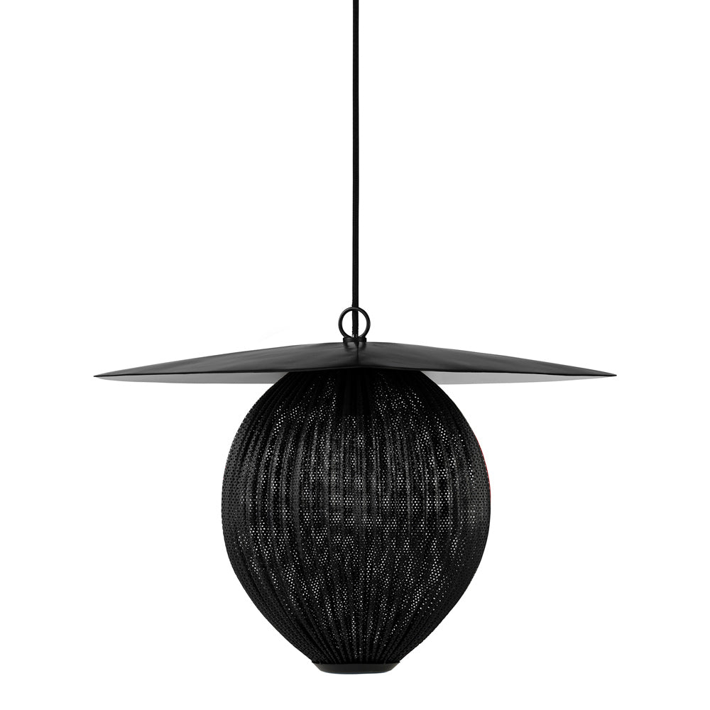 Satellite Pendant Light in Soft Black Semi Matt (Large).