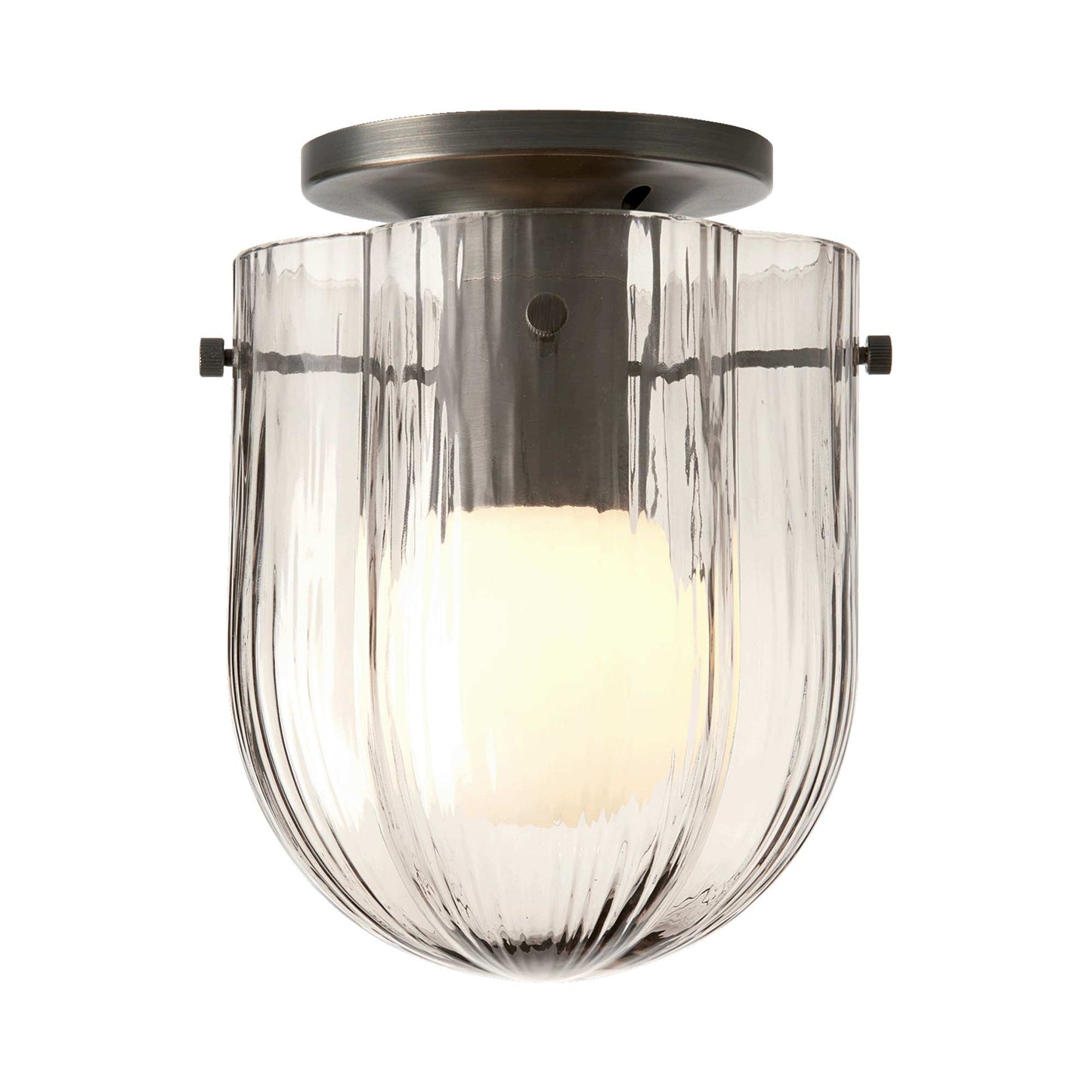 Seine Ceiling Light in Smoke.