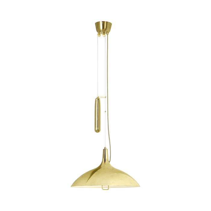 Tynell A1965 Pendant Light in Polished Brass.