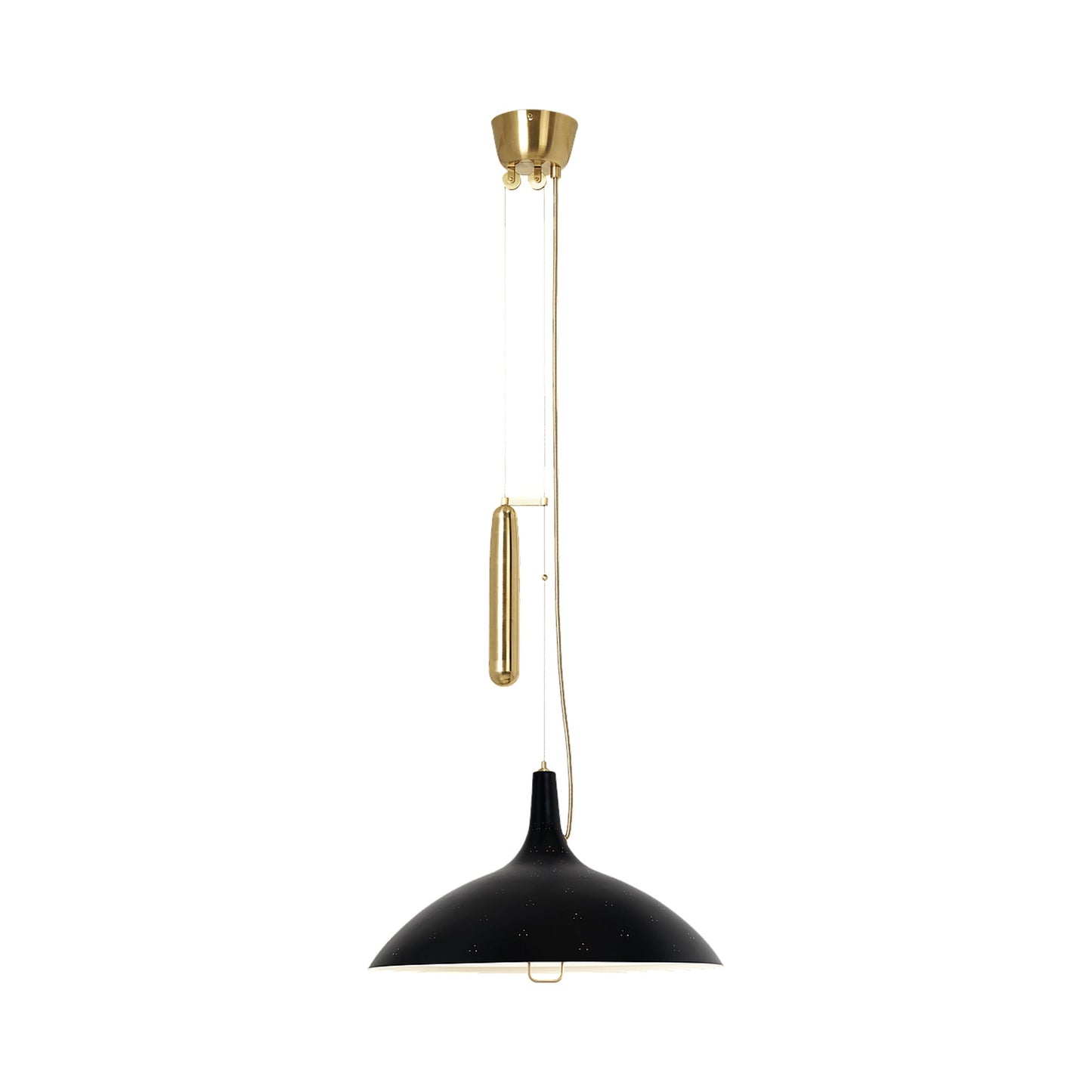 Tynell A1965 Pendant Light in Soft Black Semi Matt.