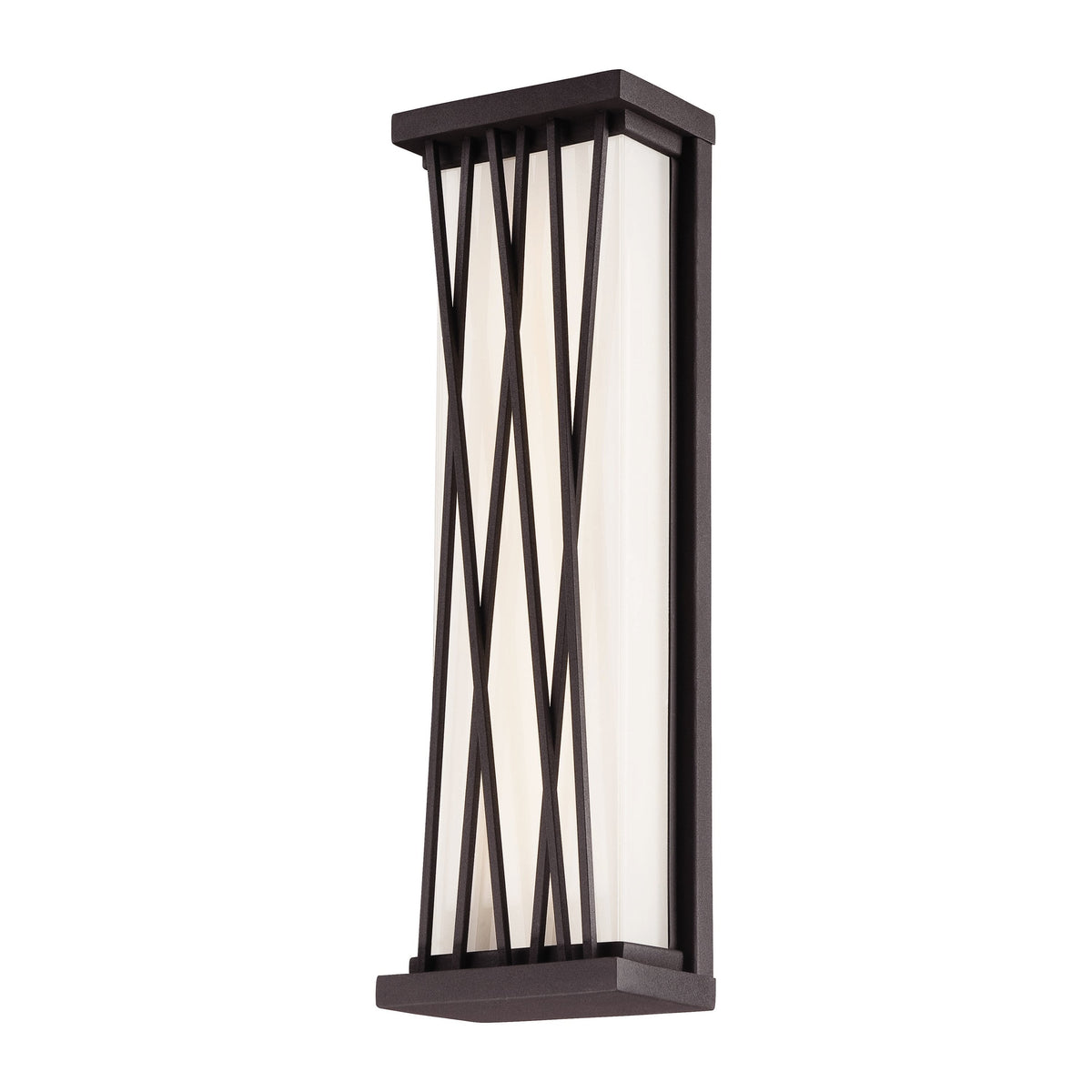 Hedge Outdoor LED Wall Light in Large.