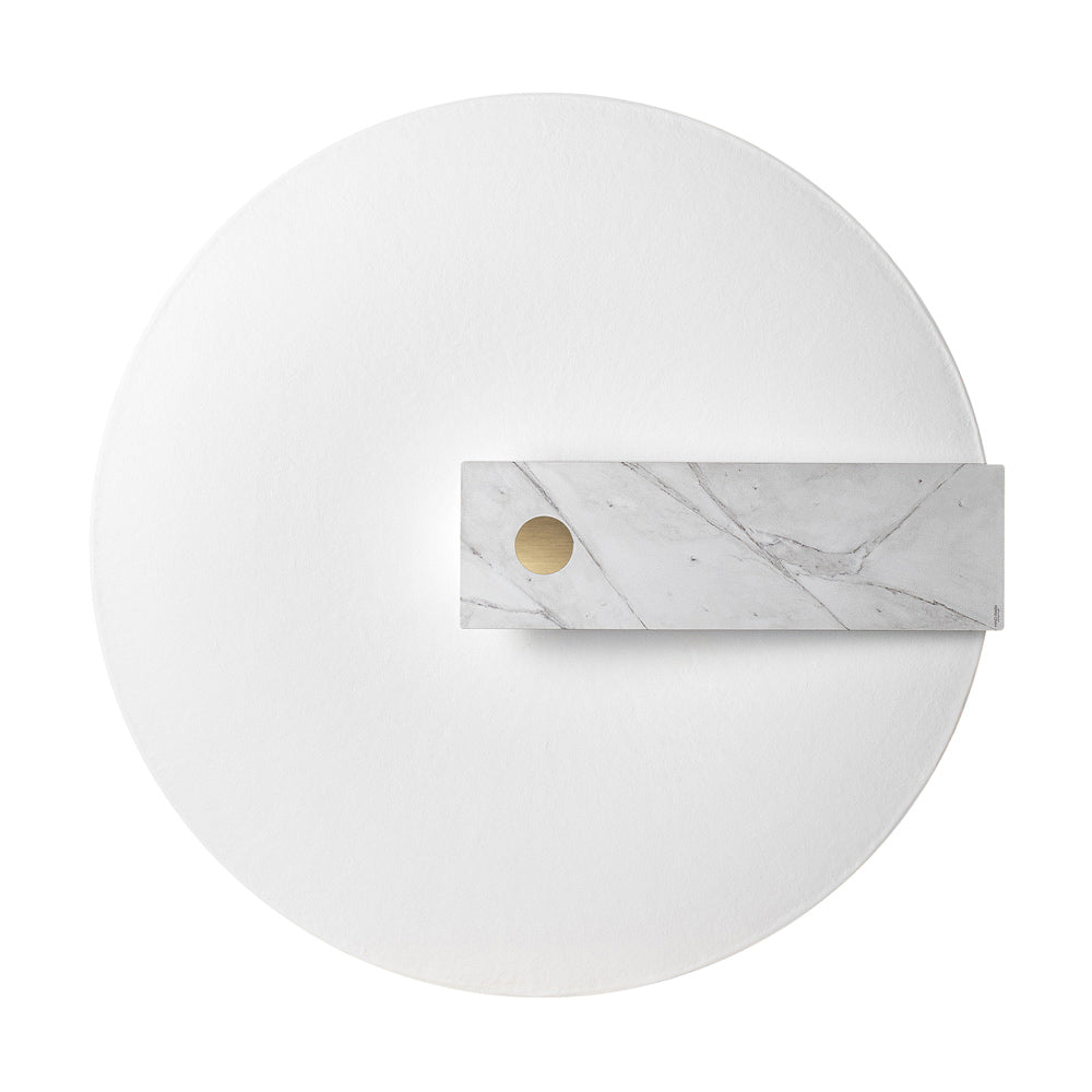 Meridiana LED Wall / Ceiling Light in White Marble (Large).