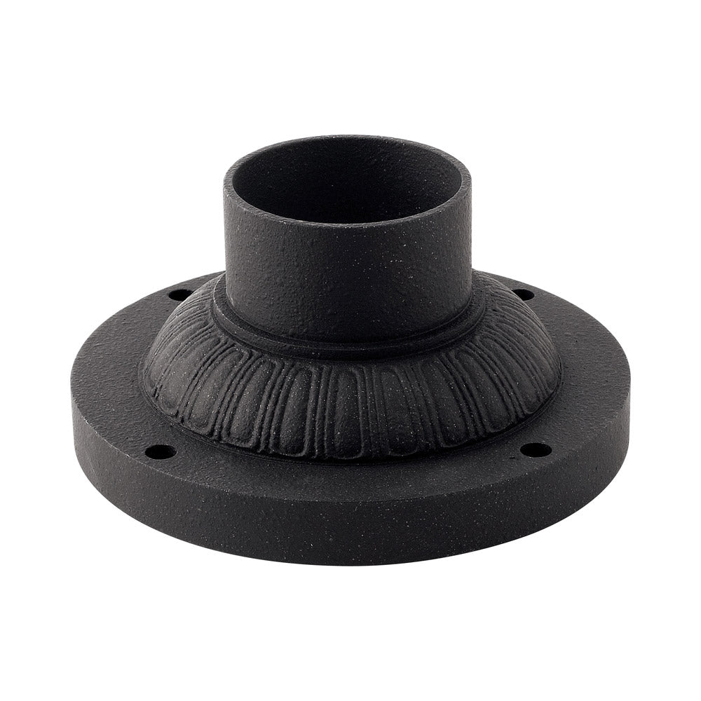 Hinkley 1307 Pier Mount Base in Vintage Black.