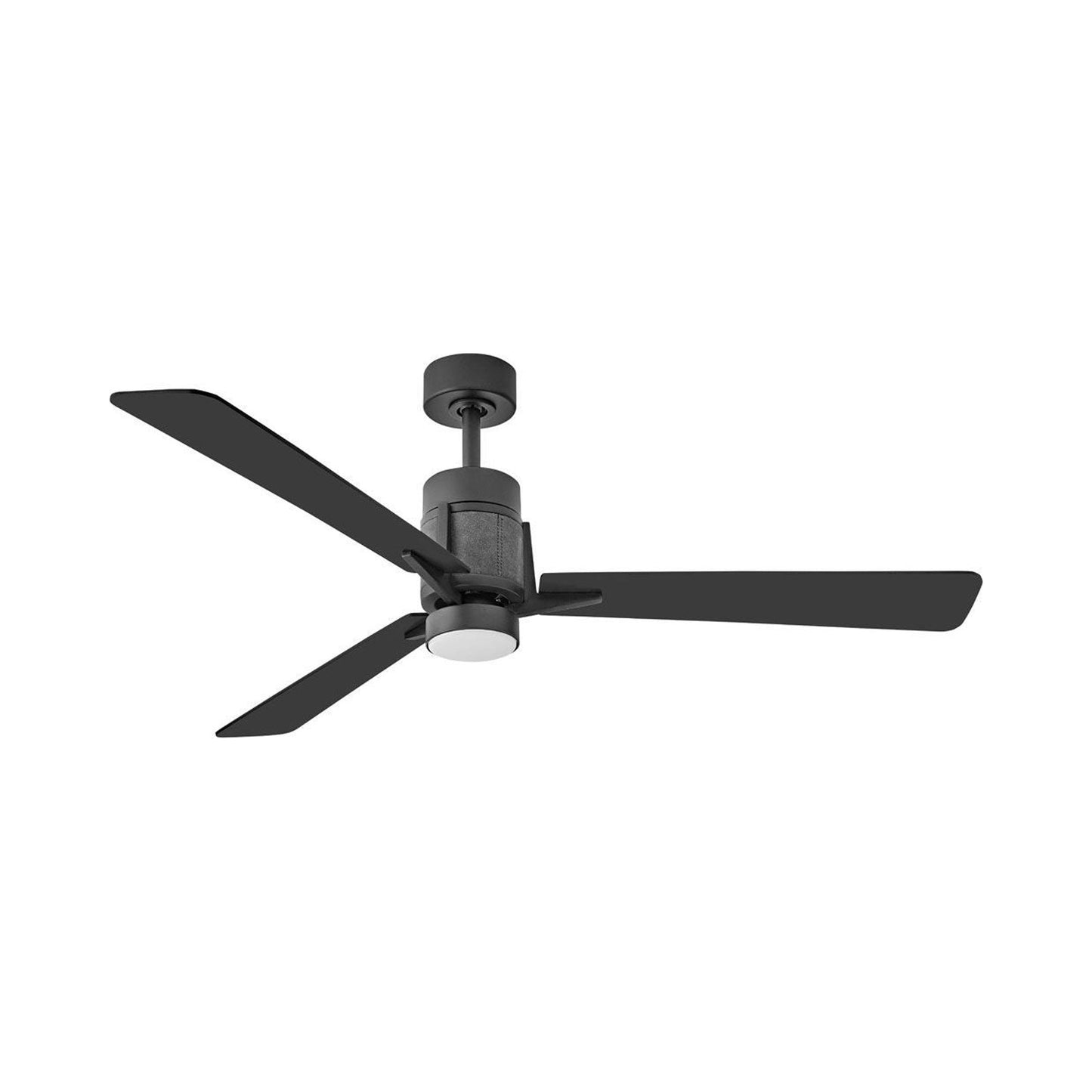 Atticus LED Ceiling Fan in Matte Black (56-Inch).