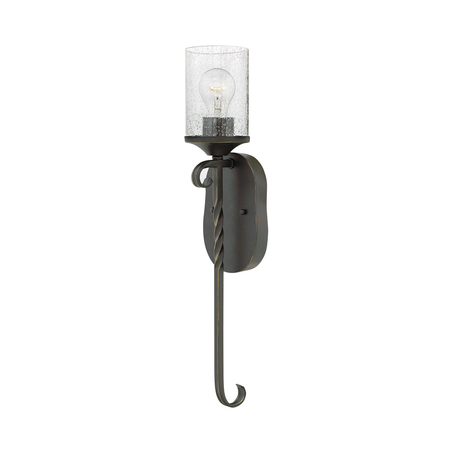 Casa Wall Light in Clear Seedy.
